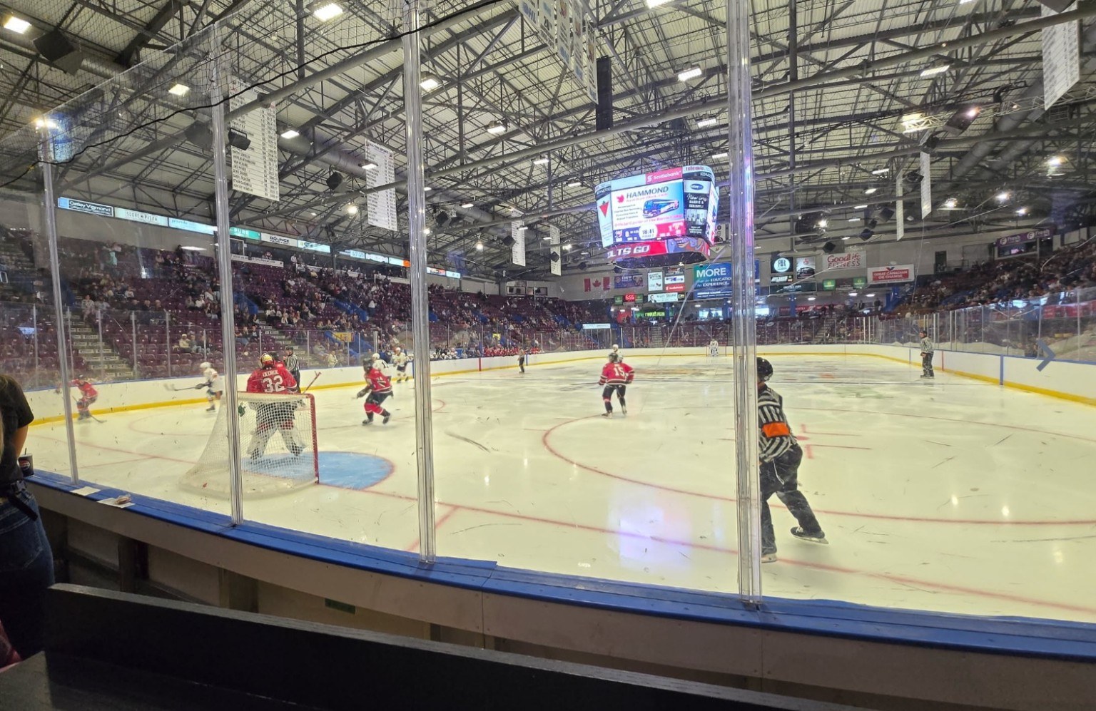 View from the seats
